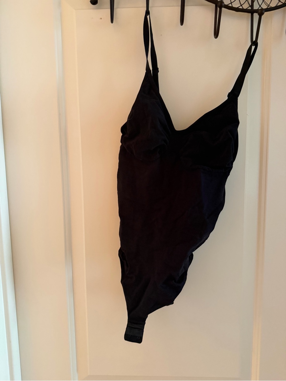 ShaperX Black Women's Shapewear Bodysuit - L/XL